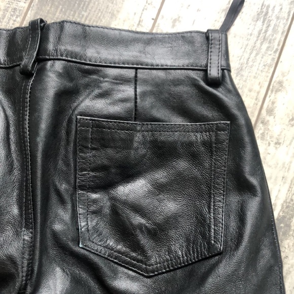 Old School GAP full leather Pant - Picture 3 of 4